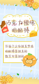 巧克力橙味奶酪棒