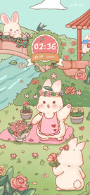 Rose Garden bunny