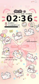 复古旋律蝴蝶结小猫