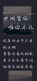 世间皆俗唯你不凡