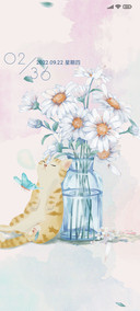花与猫