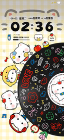 小猫唱片涂鸦壁纸