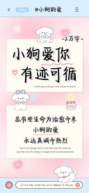 小狗爱你有迹可循
