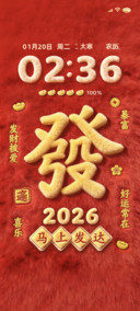 毛绒 发财2026