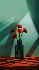 Gerbera Flowers in Beautiful Vase