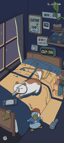 宅猫日常 昼夜感知