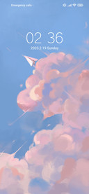 A cloud in the sky