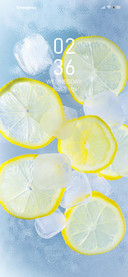 Iced lemon