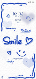 Klein Blue smile