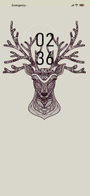 Illustrated deer