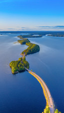 Aerial View of Pulkkilanharju Ridge