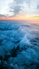 Nanjiabawa Peak in the Sunset in Nyingchi