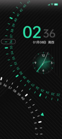 简约表盘 时钟轨迹