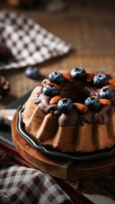 A Plate of Delicious Chocolate Cake