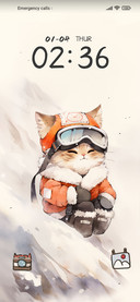 Snowy Cat