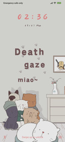Death gaze cat