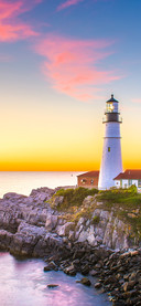The Lighthouse in the Sunset-PAIXIN
