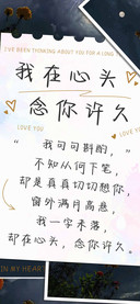 我在心头念你许久