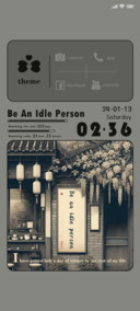 Be an idle person