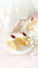 Banana Swiss Roll Cake with Banana Cream