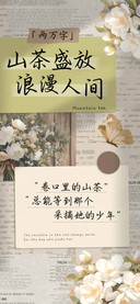 山茶盛放浪漫人间