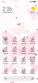 Pink butterfly