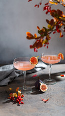 Fall Cocktail, Fig Syrup and Honey Martini with Thyme