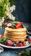 A Plate of Delicious Fruit Cake