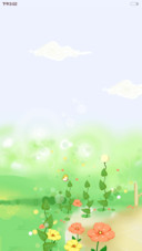 丢丢和春天有个约会【3锁屏+自由桌面+音乐界面】