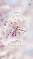 樱花树下【ios+自由桌面+音乐界面】