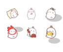 可爱Molang