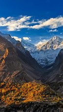 The hunza valley is the real valley of the wind