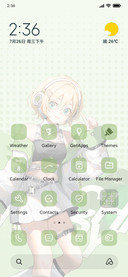 Electronic girl 