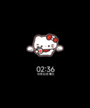 复古冬日红色小猫