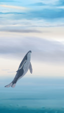 海蓝时见鲸
