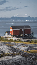 Wooden House by Sea