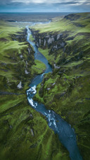 Fjadrargljufur Canyon Valley in South Iceland