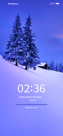Snow mountain hut