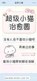 超级小猫治愈圆