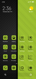 BLACK AND GREEN