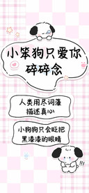小笨狗只爱你碎碎念