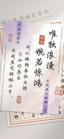 唯独浪漫婉若惊鸿