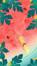 A watermelon is sold for 898 yuan