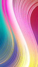 The color gradient of the paper pile
