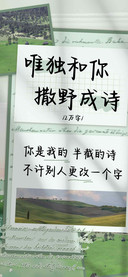 唯独和你撒野成诗