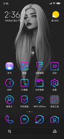 Violet and Dark