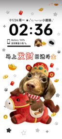 马上发财 腊肠小狗