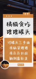 橘猫贪吃蹭蹭罐头