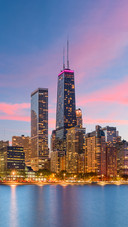 Chicago, Illinois, Usa Downtown Skyline