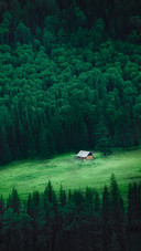 Wooden Houses in Kanas, Xinjiang, China